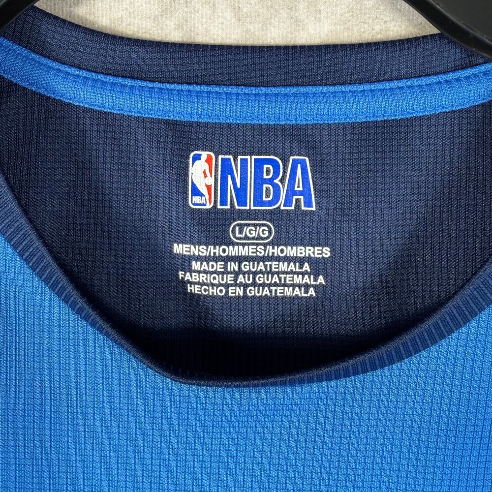 NBA Oklahoma City Thunder Shirt Mens Large Blue Long Sleeve Basketball Fan Gear - Picture 3 of 7